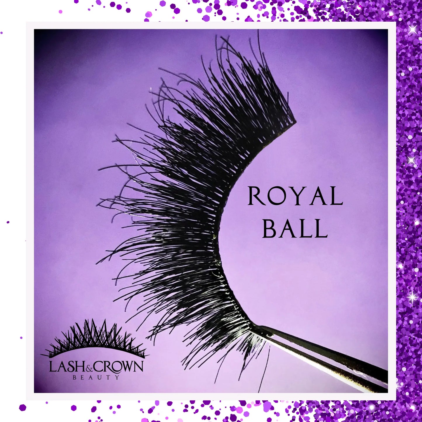 Lightweight luxury vegan double layer lashes with 3D natural curl — Royal Ball by Lash & Crown Beauty